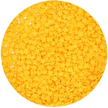 Zucker Streusel - Mini Sterne Gelb